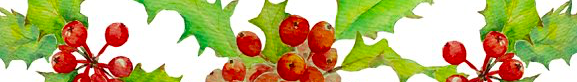 Christmas Holly Banner
